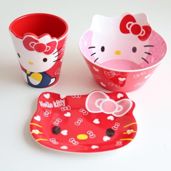 Hello Kitty Cartoon Dinnerware Set  (Multiple Combinations Available)