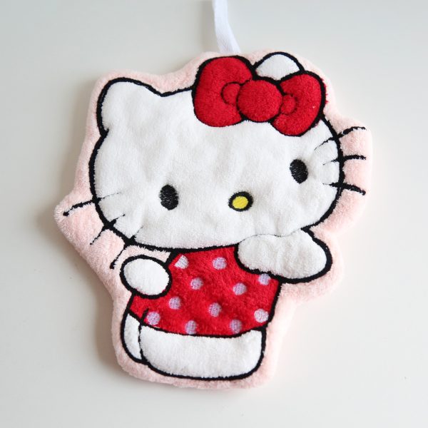 Hello Kitty Cartoon Hand Towel - Image 2