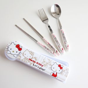 Hello Kitty Portable Cutlery Set