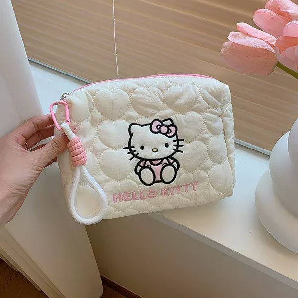 Sanrio Puffer Makeup Bag – My Melody / Kuromi / Hello Kitty