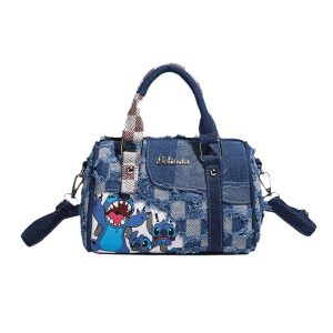 Stitch Denim Shoulder Bag