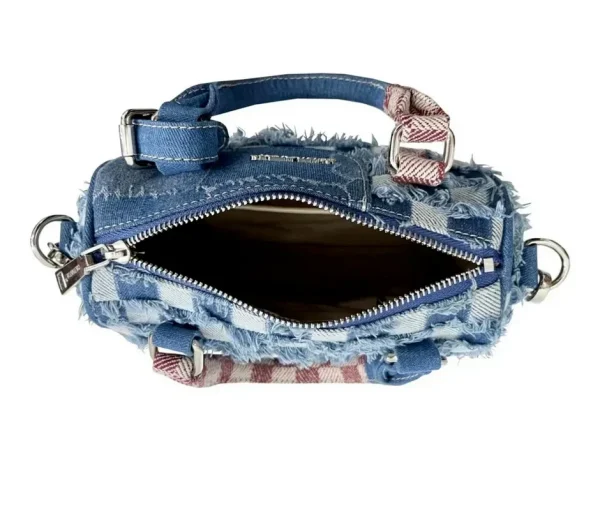 Stitch Denim Shoulder Bag - Image 3