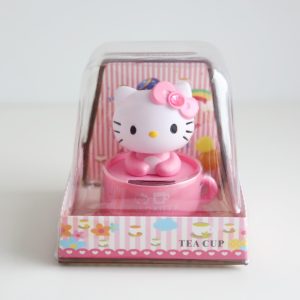 Hello Kitty solar - powered wobbler ornament
