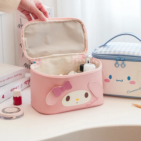 Sanrio Adorable Checkered Makeup Bag - Image 2
