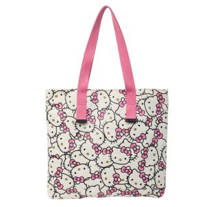Hello Kitty Canvas Tote – Large Capacity Bag