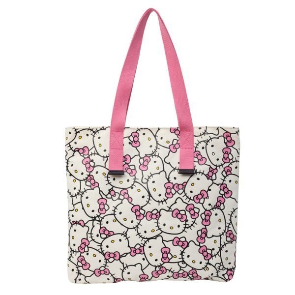 Hello Kitty Canvas Tote – Large Capacity Bag