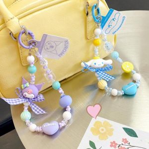 Sanrio Cartoon Beaded Keychain Charms | 5 Characters