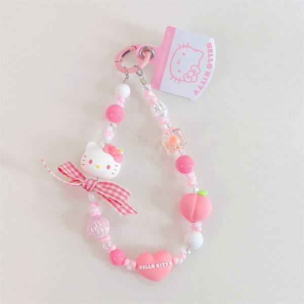 Sanrio Cartoon Beaded Keychain Charms | 5 Characters - Image 3