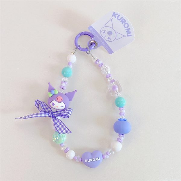 Sanrio Cartoon Beaded Keychain Charms | 5 Characters - Image 4
