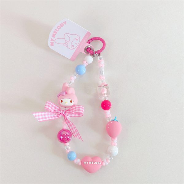 Sanrio Cartoon Beaded Keychain Charms | 5 Characters - Image 5