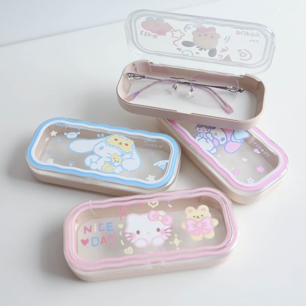 Sanrio Characters Clear - Top Eyeglass Cases (Cinnamoroll, Pochacco, My Melody, Hello Kitty) - Image 2