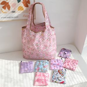Sanrio Foldable Eco Shopping Bag – Large Capacity Tote (Multiple Characters)