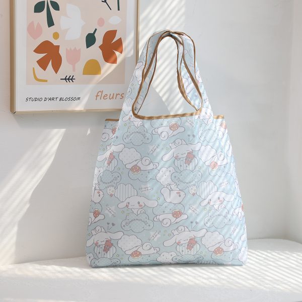 Sanrio Foldable Eco Shopping Bag – Large Capacity Tote (Multiple Characters) - Image 3