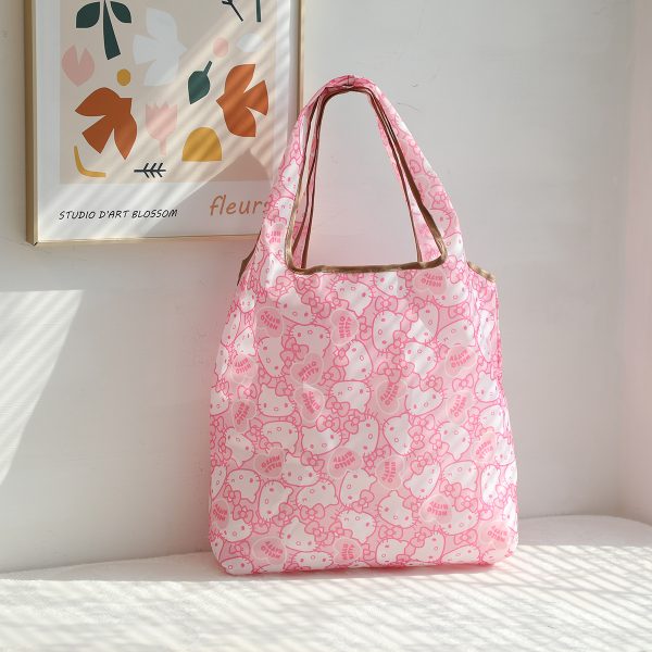 Sanrio Foldable Eco Shopping Bag – Large Capacity Tote (Multiple Characters) - Image 2