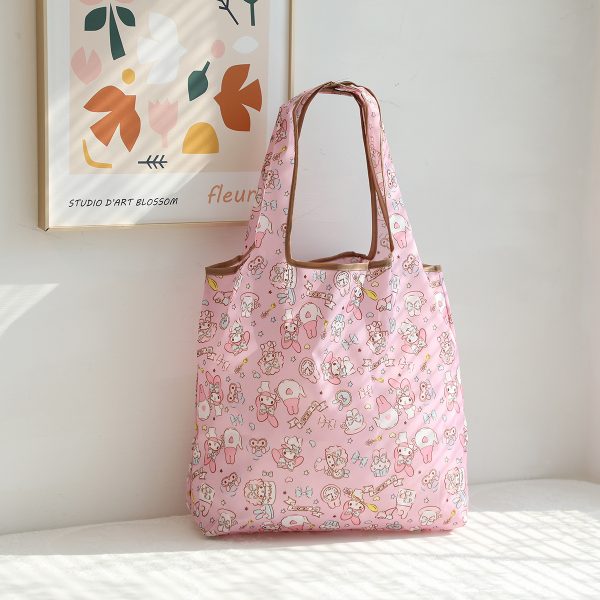 Sanrio Foldable Eco Shopping Bag – Large Capacity Tote (Multiple Characters) - Image 5