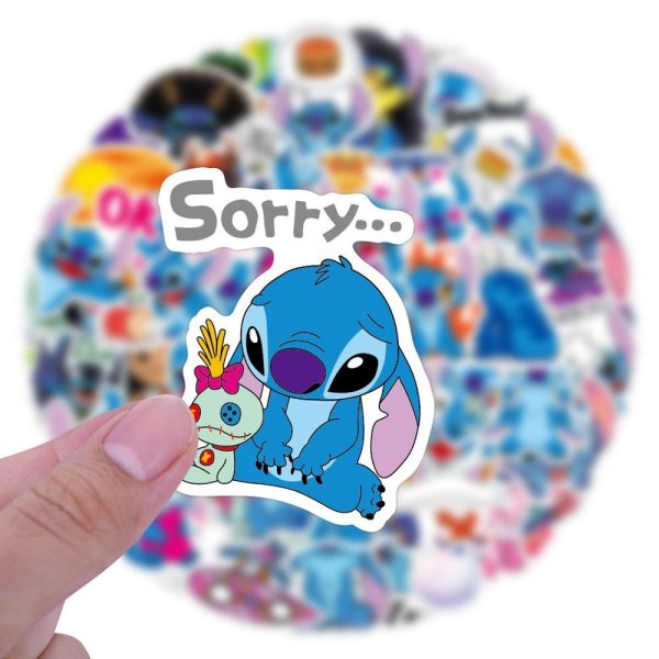 50PCS Stitch Stickers Pack – Waterproof & Non-Repeating - Image 3