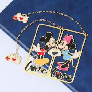 Disney Mickey & Minnie Metal Bookmark