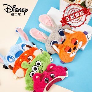 Disney Official Plush Eye Mask - Judy, Nick, Stitch, Lotso & More Characters