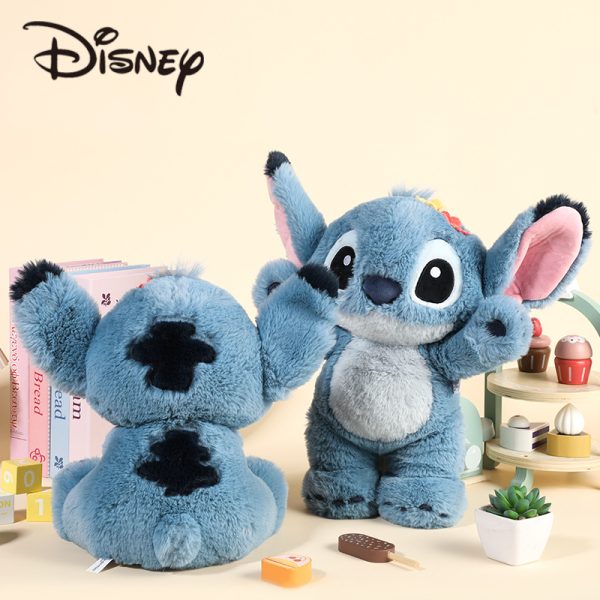 Disney Official Stitch Plush Toy – Sitting 25cm / Standing 35cm - Image 2