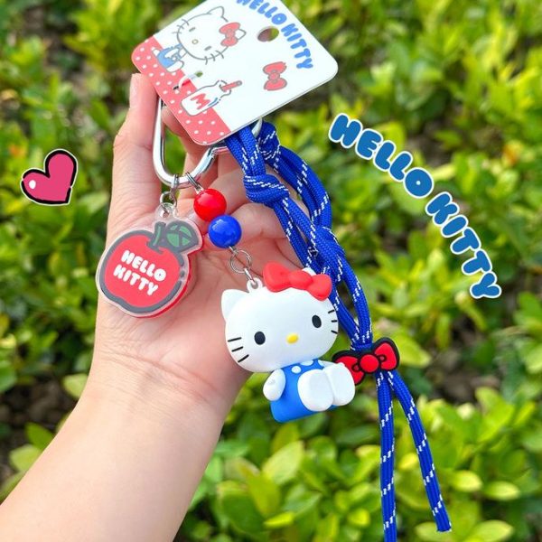 Hello Kitty Classic Red & Blue Keychain – 2 New Designs - Image 3