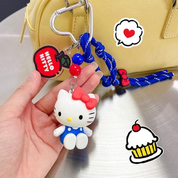 Hello Kitty Classic Red & Blue Keychain – 2 New Designs - Image 2