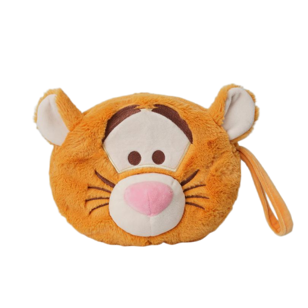 Reversible Winnie the Pooh/Tigger Fluffy Makeup Bag | Pouch - Image 2