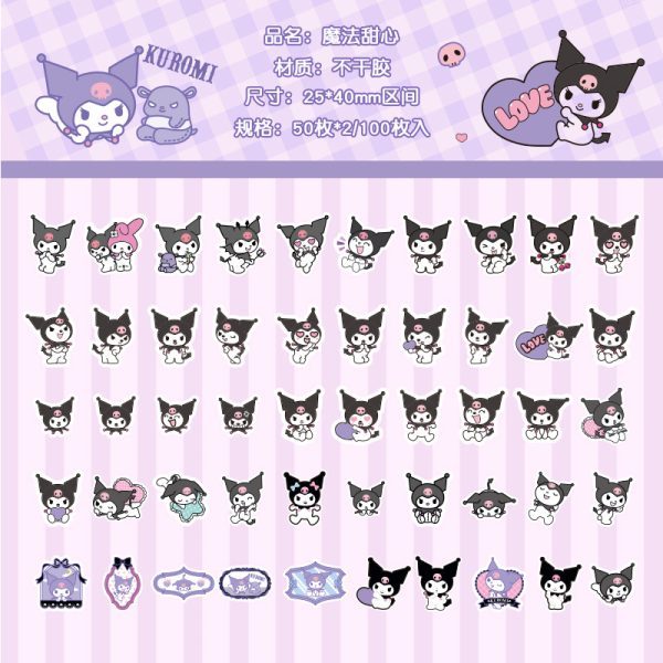 Sanrio Cute Sticker Pack (50 pcs) | 6 Characters - Image 7