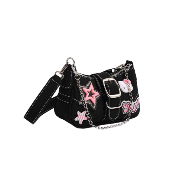 Y2K Hello Kitty Star Baguette Underarm Bag - Image 4