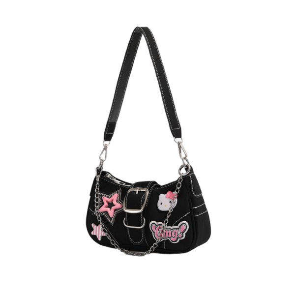 Y2K Hello Kitty Star Baguette Underarm Bag - Image 3