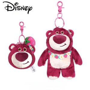 Disney Lotso Plush Keychains: Sweet & Cute!