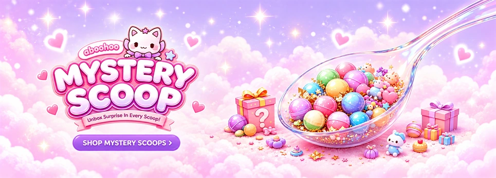 Aboohoo Mystery Scoop: unbox surprise in every scoop